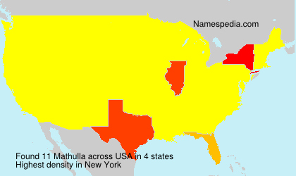 Surname Mathulla in USA Surname Mathulla in USA