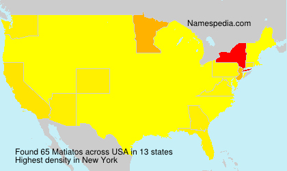 Surname Matiatos in USA Surname Matiatos in USA
