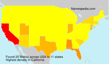 Surname Matiaz in USA Surname Matiaz in USA