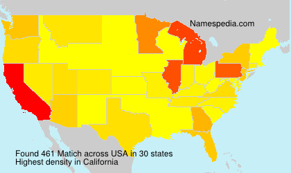 Surname Matich in USA Surname Matich in USA