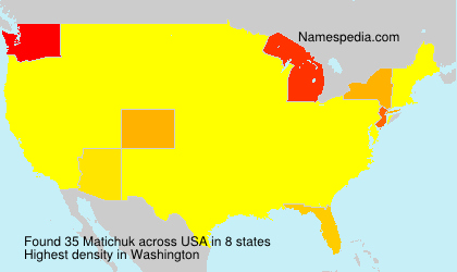 Surname Matichuk in USA Surname Matichuk in USA