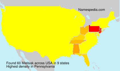 Surname Matisak in USA Surname Matisak in USA