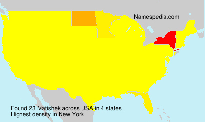 Surname Matishek in USA Surname Matishek in USA