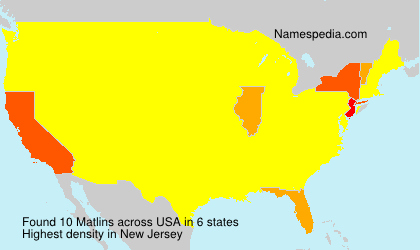 Surname Matlins in USA Surname Matlins in USA