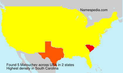 Surname Matouchev in USA Surname Matouchev in USA