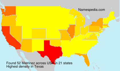 Surname Matrinez in USA Surname Matrinez in USA