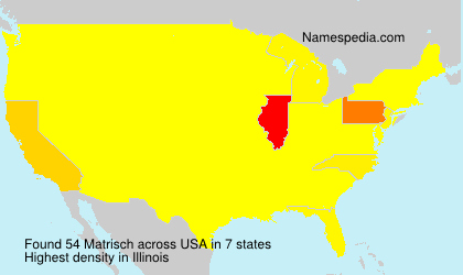 Surname Matrisch in USA Surname Matrisch in USA