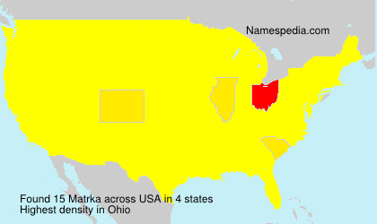 Surname Matrka in USA Surname Matrka in USA