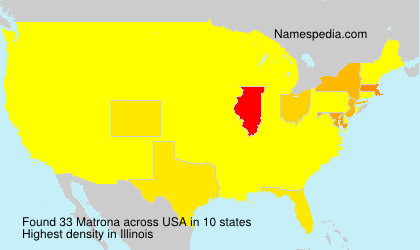 Surname Matrona in USA Surname Matrona in USA