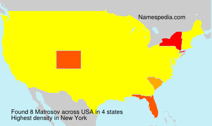 Surname Matrosov in USA Surname Matrosov in USA