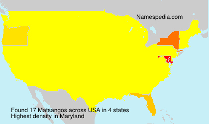 Surname Matsangos in USA Surname Matsangos in USA