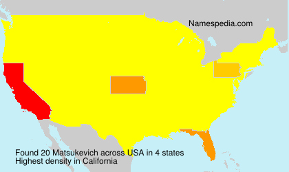Surname Matsukevich in USA Surname Matsukevich in USA