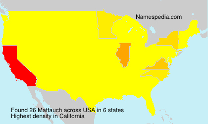 Surname Mattauch in USA Surname Mattauch in USA