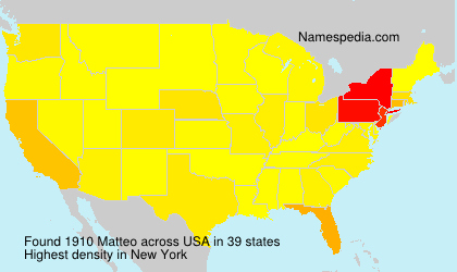 Surname Matteo in USA Surname Matteo in USA