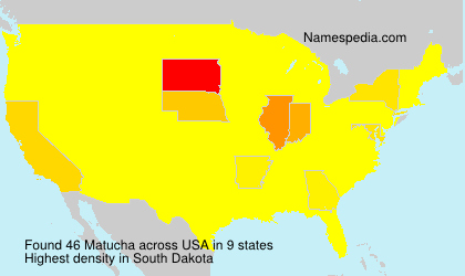 Surname Matucha in USA Surname Matucha in USA
