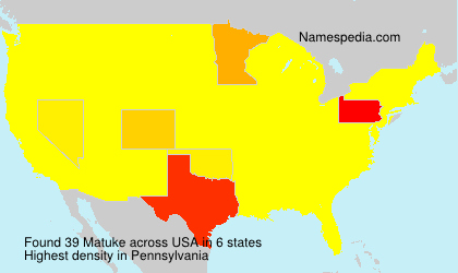Surname Matuke in USA Surname Matuke in USA