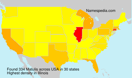 Surname Matulis in USA Surname Matulis in USA