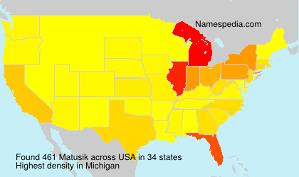 Surname Matusik in USA Surname Matusik in USA