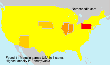 Surname Matusin in USA Surname Matusin in USA