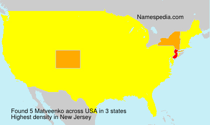 Surname Matveenko in USA Surname Matveenko in USA