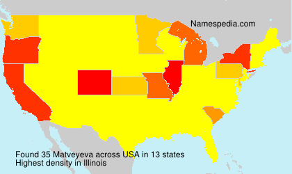 Surname Matveyeva in USA Surname Matveyeva in USA