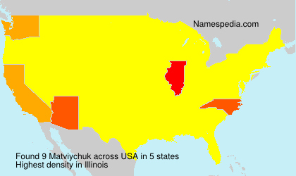 Surname Matviychuk in USA Surname Matviychuk in USA