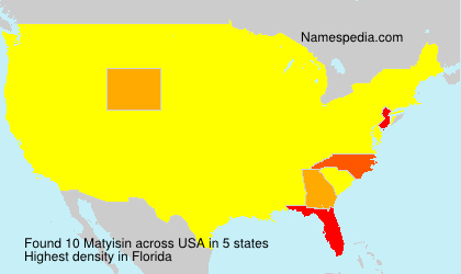 Surname Matyisin in USA Surname Matyisin in USA