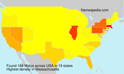 Surname Matys in USA Surname Matys in USA