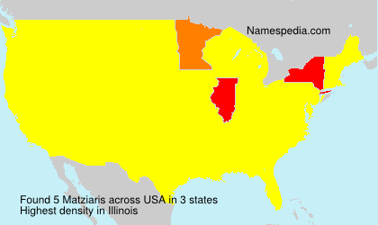 Surname Matziaris in USA Surname Matziaris in USA