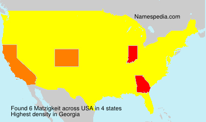 Surname Matzigkeit in USA Surname Matzigkeit in USA
