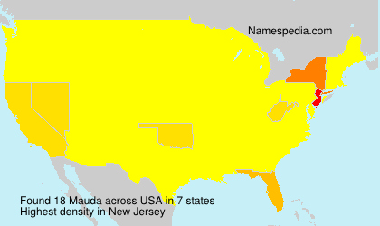 Surname Mauda in USA Surname Mauda in USA