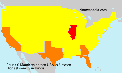 Surname Maudette in USA Surname Maudette in USA