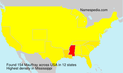 Surname Mauffray in USA Surname Mauffray in USA