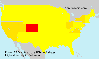 Surname Maulis in USA Surname Maulis in USA