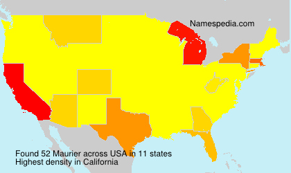 Surname Maurier in USA Surname Maurier in USA