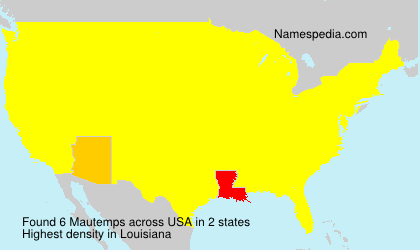 Surname Mautemps in USA Surname Mautemps in USA