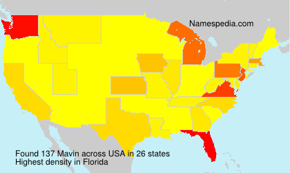 Surname Mavin in USA Surname Mavin in USA