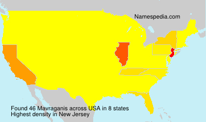 Surname Mavraganis in USA Surname Mavraganis in USA