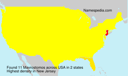 Surname Mavrostomos in USA Surname Mavrostomos in USA