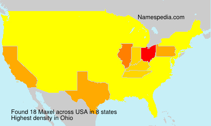 Surname Maxel in USA Surname Maxel in USA