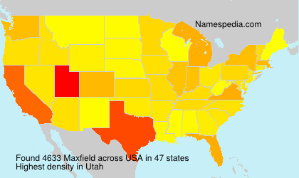 Surname Maxfield in USA Surname Maxfield in USA
