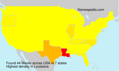 Surname Maxile in USA Surname Maxile in USA