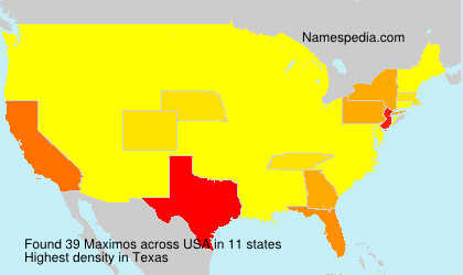 Surname Maximos in USA Surname Maximos in USA