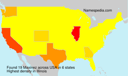 Surname Maxinez in USA Surname Maxinez in USA