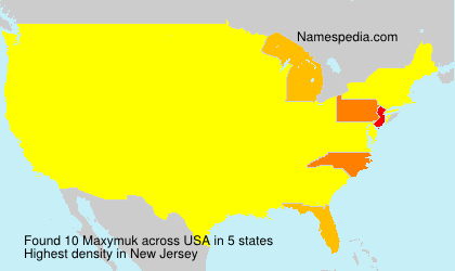 Surname Maxymuk in USA Surname Maxymuk in USA