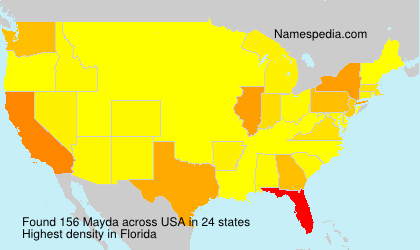 Surname Mayda in USA Surname Mayda in USA