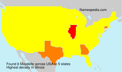 Surname Maydelle in USA Surname Maydelle in USA