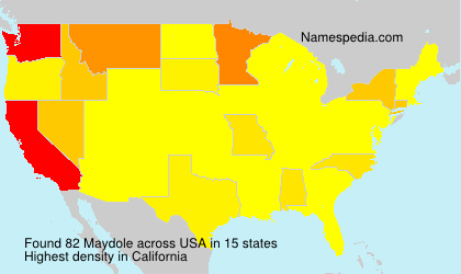 Surname Maydole in USA Surname Maydole in USA