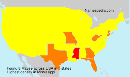 Surname Mayee in USA Surname Mayee in USA