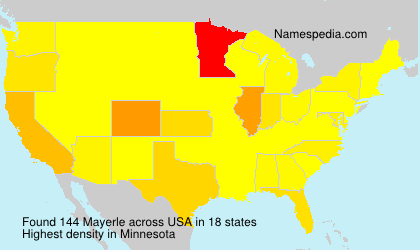 Surname Mayerle in USA Surname Mayerle in USA